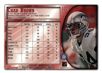 1998 Bowman #122 Chad Brown Back