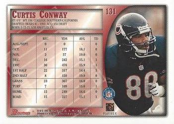 1998 Bowman #131 Curtis Conway Back