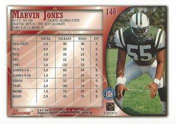 1998 Bowman #146 Marvin Jones Back