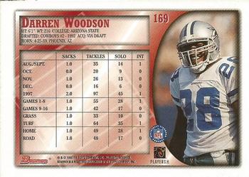 1998 Bowman #169 Darren Woodson Back