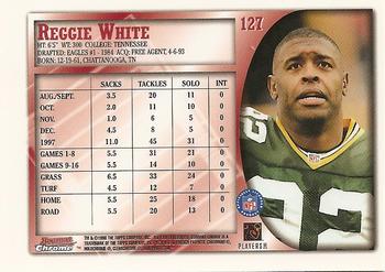 1998 Bowman Chrome #127 Reggie White Back