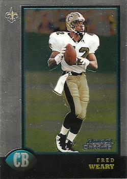 1998 Bowman Chrome #199 Fred Weary Front