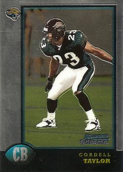 1998 Bowman Chrome #220 Cordell Taylor Front