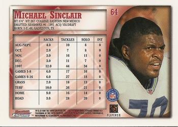 1998 Bowman Chrome #64 Michael Sinclair Back