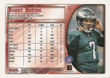 1998 Bowman Chrome #81 Bobby Hoying Back
