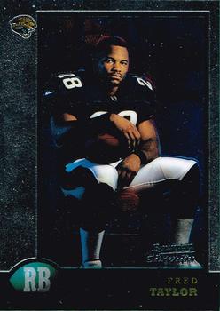 1998 Bowman Chrome #11 Fred Taylor Front