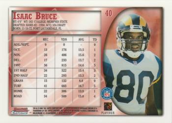 1998 Bowman Chrome #40 Isaac Bruce Back