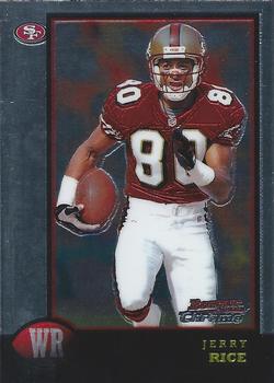 1998 Bowman Chrome #110 Jerry Rice Front