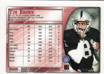 1998 Bowman Chrome #121 Tim Brown Back