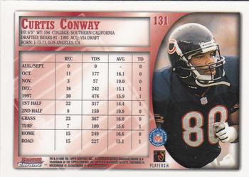 1998 Bowman Chrome #131 Curtis Conway Back