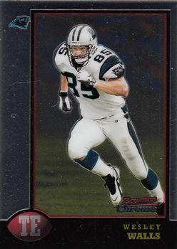 1998 Bowman Chrome #132 Wesley Walls Front
