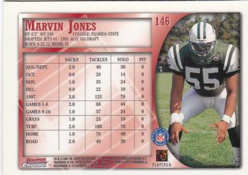 1998 Bowman Chrome #146 Marvin Jones Back