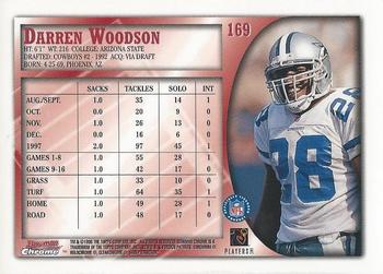 1998 Bowman Chrome #169 Darren Woodson Back