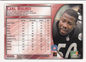 1998 Bowman Chrome #171 Earl Holmes Back