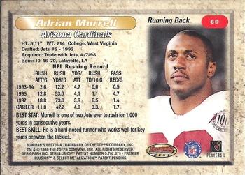 1998 Bowman's Best #69 Adrian Murrell Back