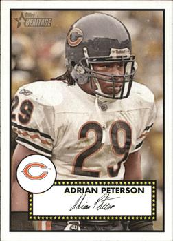 2006 Topps Heritage - Black Backs #12 Adrian Peterson Front