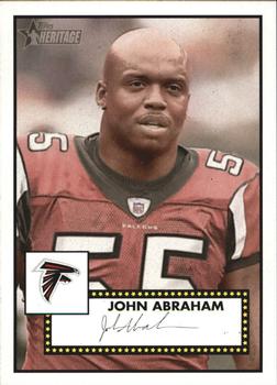 2006 Topps Heritage - Black Backs #16 John Abraham Front