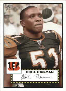 2006 Topps Heritage - Black Backs #38 Odell Thurman Front