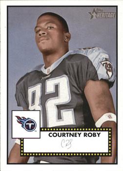 2006 Topps Heritage - Black Backs #40 Courtney Roby Front