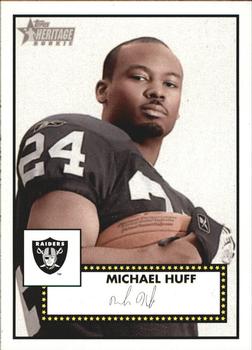 2006 Topps Heritage - Black Backs #54 Michael Huff Front