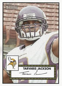 2006 Topps Heritage - Black Backs #86 Tarvaris Jackson Front