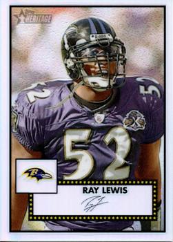 2006 Topps Heritage - Chrome Refractors #THC22 Ray Lewis Front