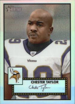 2006 Topps Heritage - Chrome Refractors #THC28 Chester Taylor Front