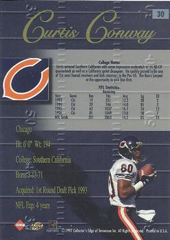 1998 Collector's Edge Advantage #30 Curtis Conway Back