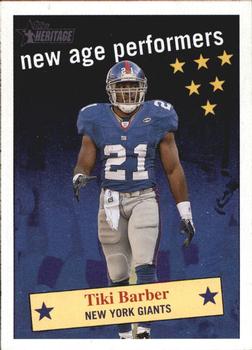 2006 Topps Heritage - New Age Performers #NAP3 Tiki Barber Front