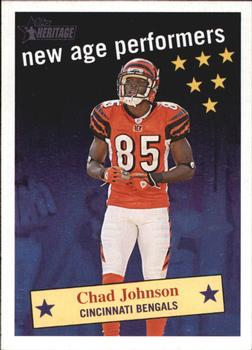 2006 Topps Heritage - New Age Performers #NAP4 Chad Johnson Front