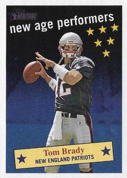 2006 Topps Heritage - New Age Performers #NAP5 Tom Brady Front