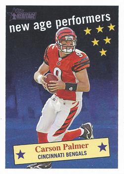 2006 Topps Heritage - New Age Performers #NAP6 Carson Palmer Front