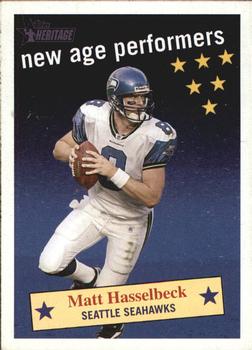 2006 Topps Heritage - New Age Performers #NAP9 Matt Hasselbeck Front