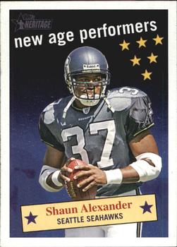 2006 Topps Heritage - New Age Performers #NAP10 Shaun Alexander Front