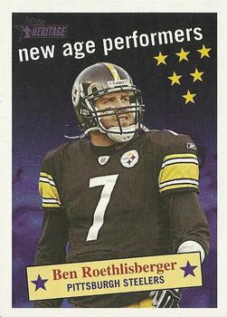 2006 Topps Heritage - New Age Performers #NAP12 Ben Roethlisberger Front