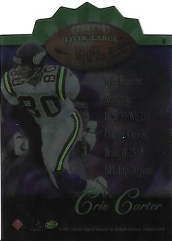 1998 Collector's Edge Advantage - Livin' Large #9 Cris Carter Back