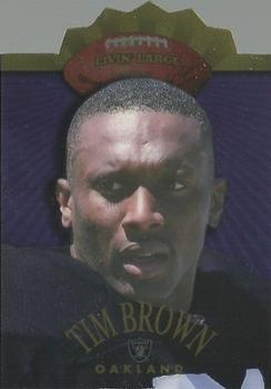 1998 Collector's Edge Advantage - Livin' Large #15 Tim Brown Front