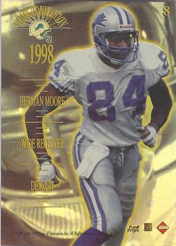 1998 Collector's Edge Advantage - Prime Connection #8 Herman Moore / Barry Sanders Front