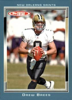 2006 Topps Total - Blue #15 Drew Brees Front
