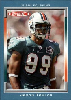 2006 Topps Total - Blue #16 Jason Taylor Front