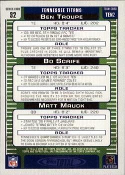 2006 Topps Total - Blue #32 Ben Troupe / Bo Scaife / Matt Mauck Back