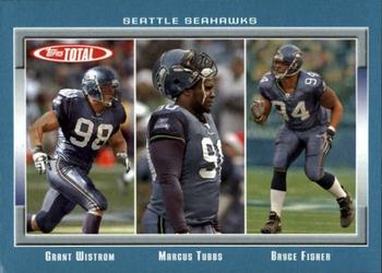 2006 Topps Total - Blue #57 Marcus Tubbs / Grant Wistrom / Bryce Fisher Front