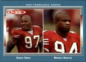 2006 Topps Total - Blue #83 Marques Douglas / Bryant Young Front