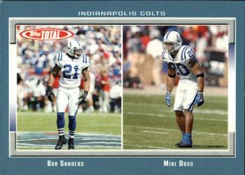 2006 Topps Total - Blue #96 Mike Doss / Bob Sanders Front