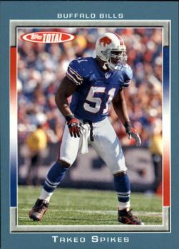 2006 Topps Total - Blue #158 Takeo Spikes Front