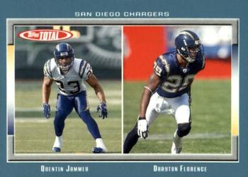 2006 Topps Total - Blue #162 Drayton Florence / Quentin Jammer Front