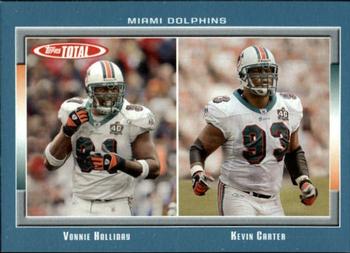 2006 Topps Total - Blue #185 Vonnie Holliday / Kevin Carter Front