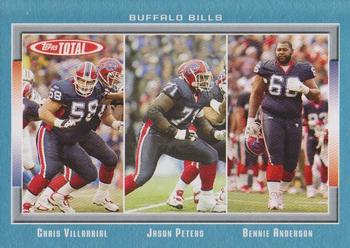 2006 Topps Total - Blue #213 Jason Peters / Bennie Anderson / Chris Villarrial Front