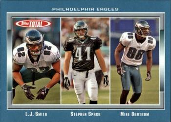 2006 Topps Total - Blue #218 L.J. Smith / Mike Bartrum / Stephen Spach Front