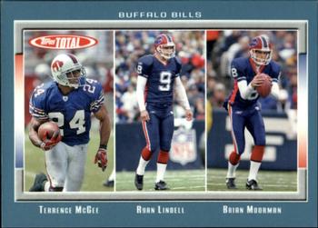 2006 Topps Total - Blue #285 Rian Lindell / Terrence McGee / Brian Moorman Front